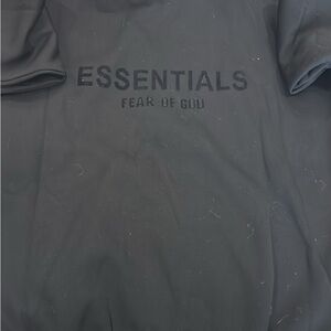 Essentials Black Bomber Jacket